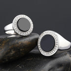 Agate Statement Ring — 925 Silver