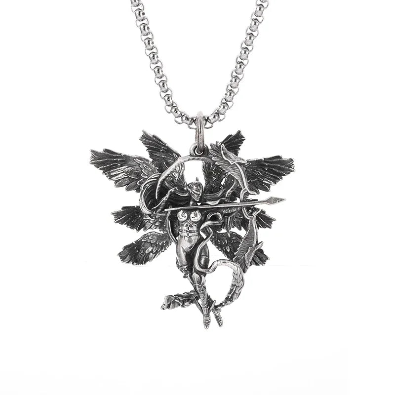 Skull Cross Pendant Necklace