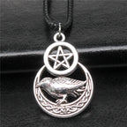Pentagram Pendant Necklace for Men 45cm Chain