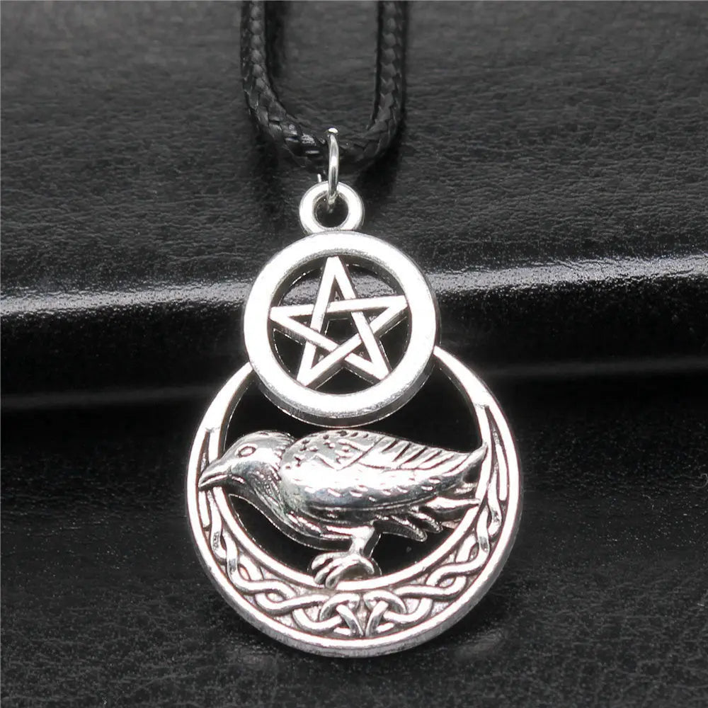 Cute Pentagram Necklace Leather Chain 45Cm Male Jewelry Evening Cheapest Items