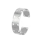 Fashion Design Stainless Steel Curved Tableware Fork Open Bracelet Men and Women Personality Charm Hip Hop Casual