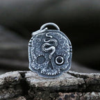 Three Wise Skulls Pendant — Stainless Steel