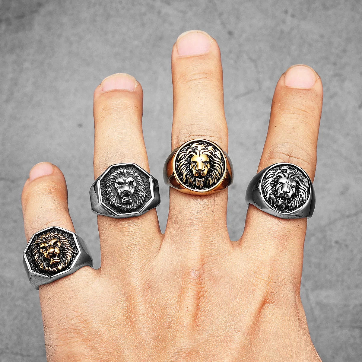 Lion King Ring — Stainless Steel