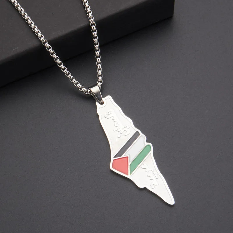 Palestine Flag Steel Pendant Series Palestinian