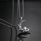 Punk Bull Buffalo Skull Pendant Necklace For Cool Men Women Stainless Steel Long Chain Necklace Party Gift Hip Hop Jewelry