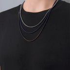 Titanium Box Chain Necklace