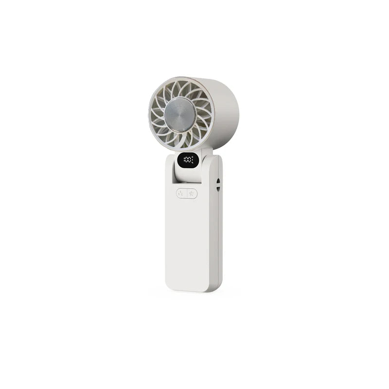 Portable High Speed Handheld Cooling Fan 4000mAh Rechargeable with 100 Adjustable Wind Speeds Mini Foldable Turbo Air