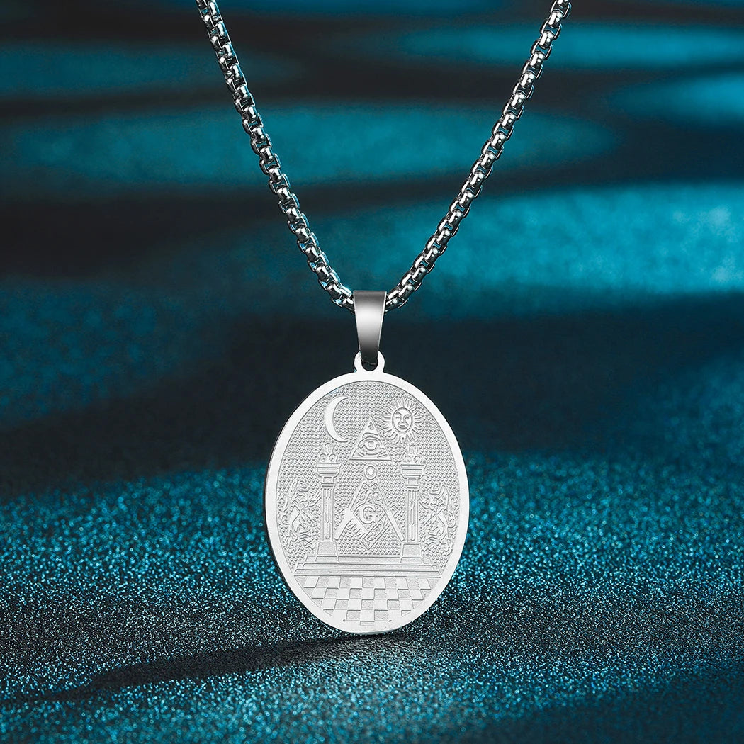 Lion of Judah Coin Pendant Necklace