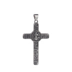 Classic St. Michael Cross Necklace — Stainless Steel