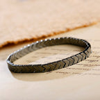 New Arrow Hematite Elastic Bracelet Men Jewelry Armband Heren Fashion Beaded Yoga Bracelet Women Bileklik