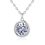 New Tree Of Life Aromatherapy Necklace Stainless Steel Essential Oil Diffuser Amulet Perfume Locket Pendant Women Jewelry Gift