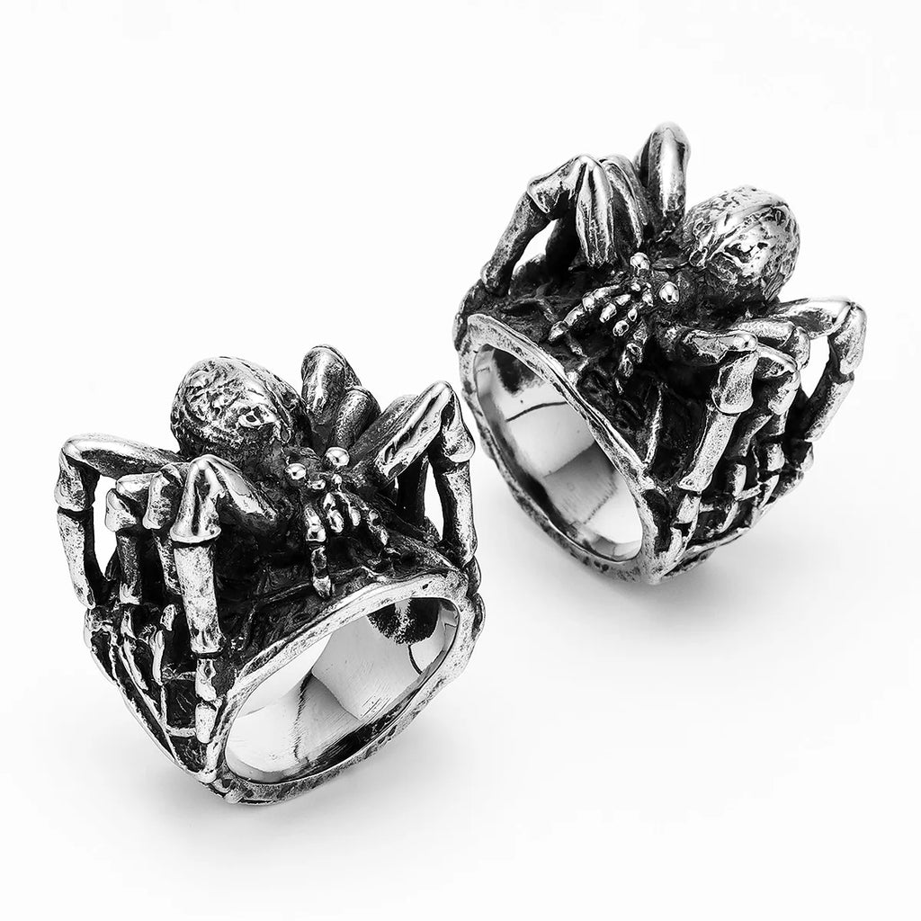 Spider Ring Stainless Steel 3D