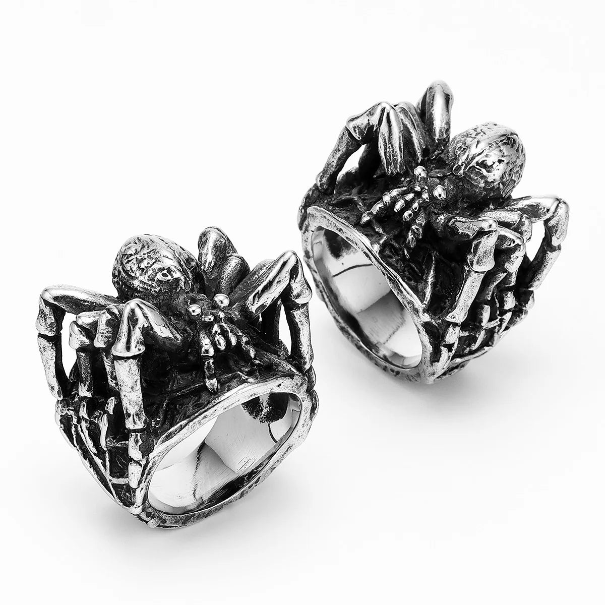Spider Ring Stainless Steel 3D