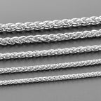 Width 3/4/5/6/7mm Stainless Steel Keel Chain Necklaces For Women Men Accessories Length 40/45/50/60/70/80/90cm Jewelry Necklace