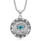 Eye of Horus Stainless Steel Pendant Necklace