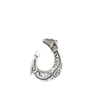 Viking Anchor Hook Pendant — Stainless Steel