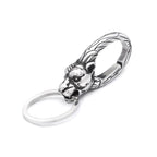 Dragon Head Keychain — 316L Stainless Steel
