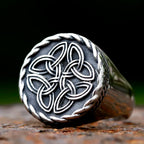 2023 NEW Men's 316L stainless steel rings Viking Celtic Knot Ring Amulet Vintage Scandinavn Jewelry Gifts free shipping