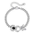 Gothic Spider Butterfly Chain Bracelet for Men — Stainless Steel