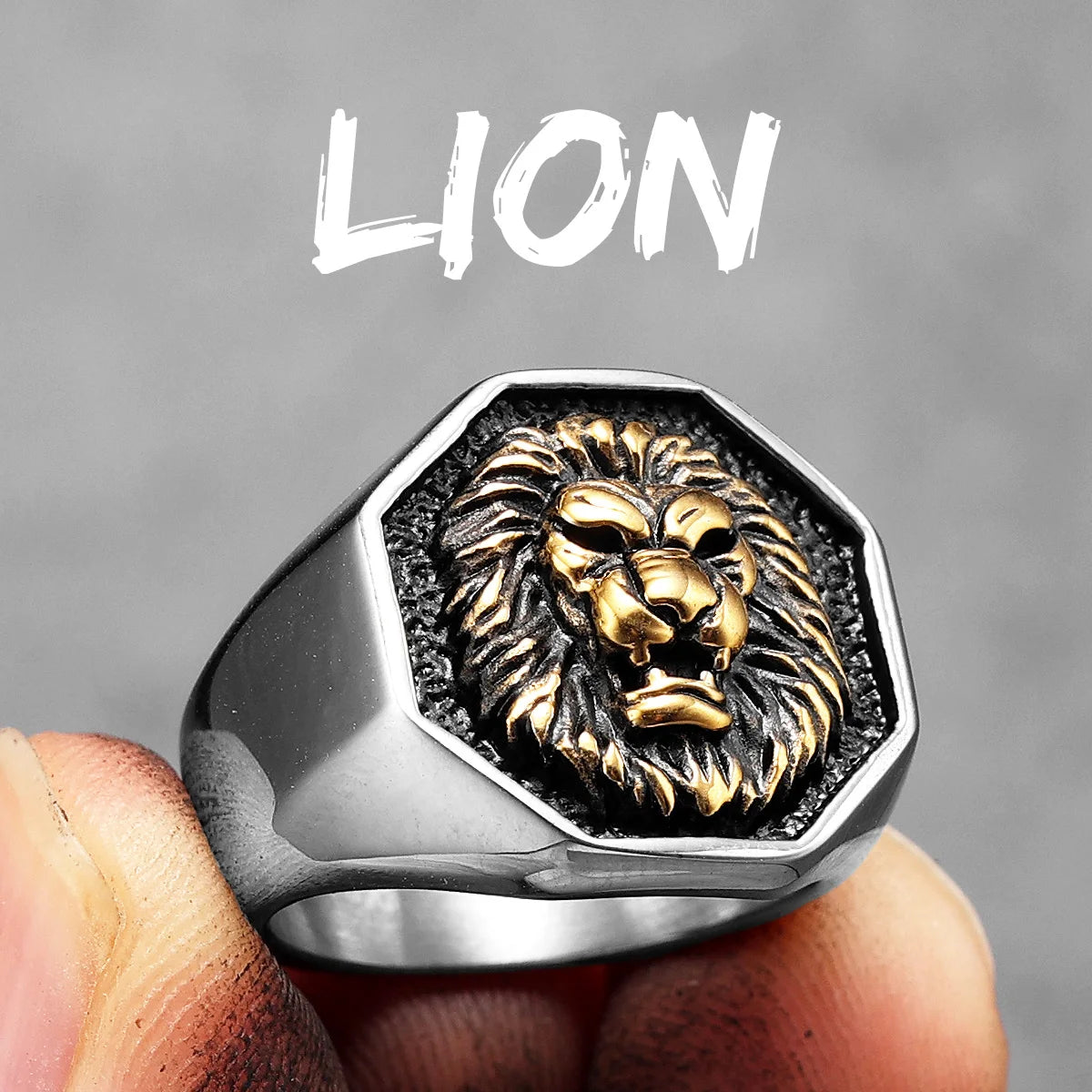 Lion King Ring — Stainless Steel