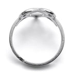 Steel Ring Heartagram Symbol Him Music Band Hollow