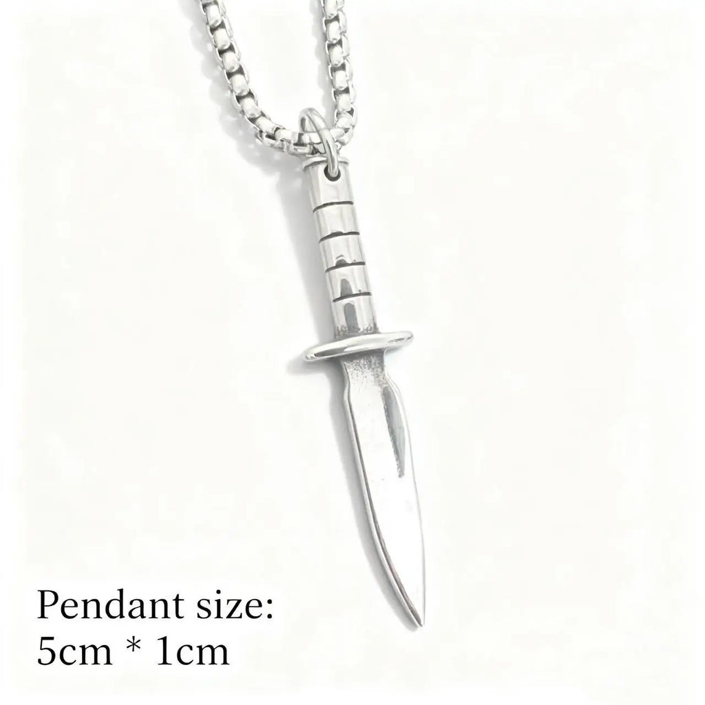 Viking Steel Pendant 316L Spear Punk Style
