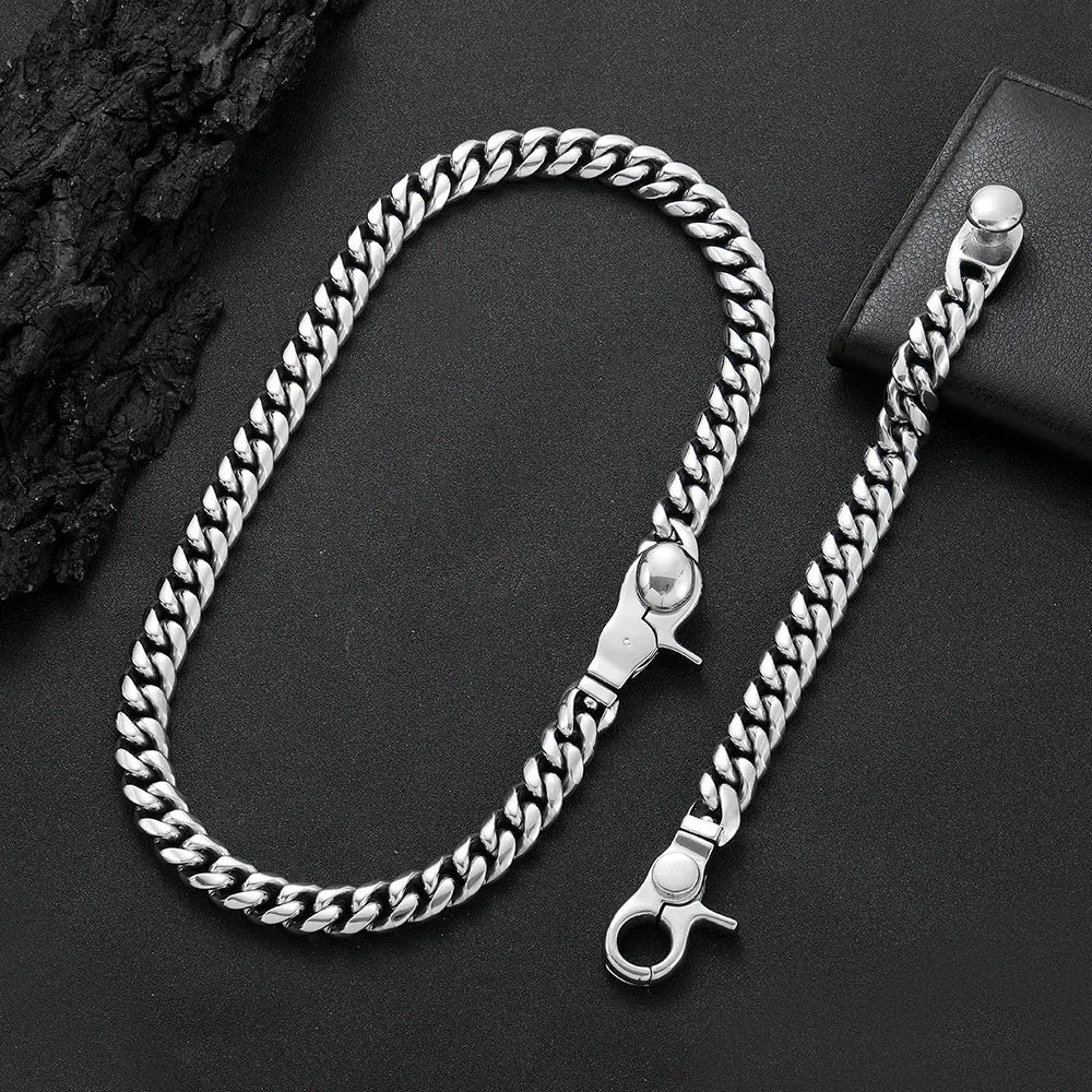 Stainless Steel Cuban Chain Necklace Miami