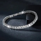 gold bracelet men Moissanite Tennis Bracelet Original S925 Sterling Sier Plated White Gold With GRA Bracelets For Women Man