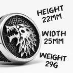 Viking Wolf Ring — Stainless Steel