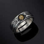 Vintage Personalized Creative Basketball Ring Men's Open Ring Rock Hip Hop Ring Pendant Trend Couple Gothic Niche