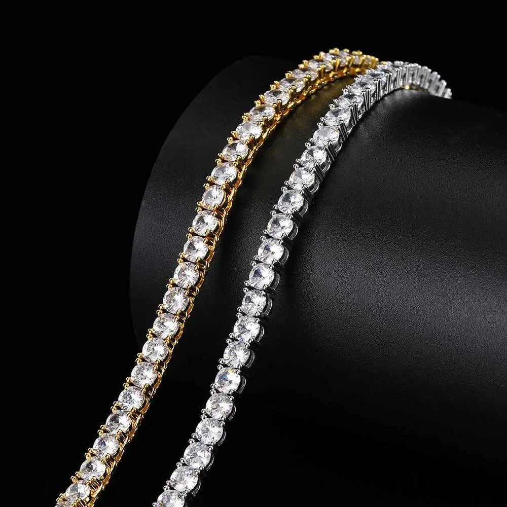 Tennis Chain Necklace Stainless Steel 3/4/5MM