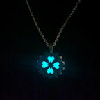 Luminous Heart Pendant Necklace — Stainless Steel
