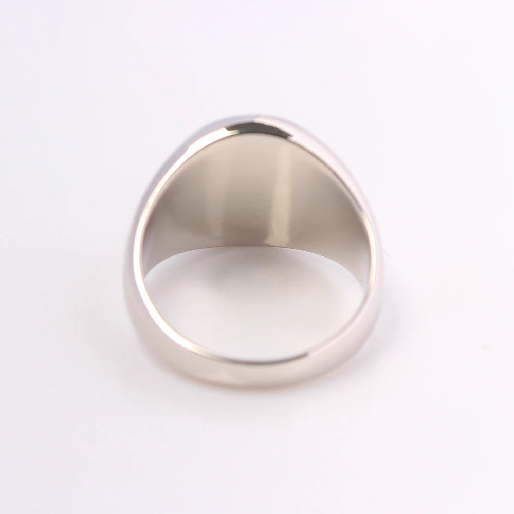 Boar Signet Ring — Stainless Steel