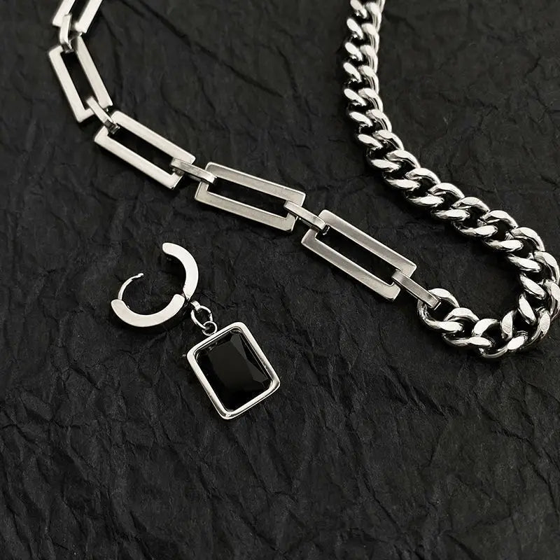 Steel Chain 316L Splice Punk Bike Style Street
