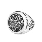 Fashion Punk Vintage Skull Ring Stainless Steel Gothic Biker Ring For Men Women Unique Viking Amulet Jewelry Gift