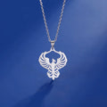 Phoenix Necklace Supernatural Amulet Chain God Bird Gift For Woman Men Kid Child Gold Color Stainless Steel Pendant Jewelry