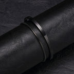 Cuff Bangle Bracelet Set — Stainless Steel