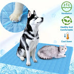 KEMORELA 2026 Ice Cool Upgrade Dog Cooling Mat Summer Pet Cold Bed Extra Large For Small Big Dogs Pad Breathable Pet