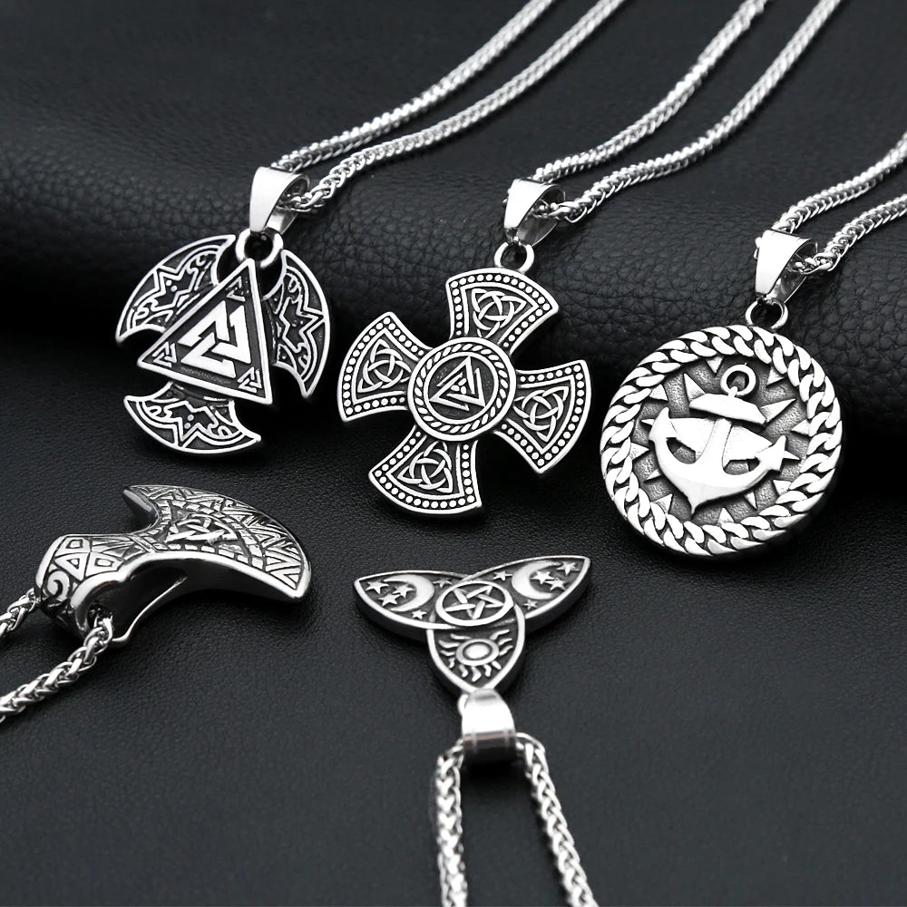 Viking Celtic Knot Pendant — 316L Stainless Steel