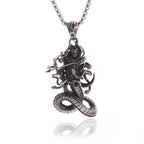 Skull Cross Pendant Necklace