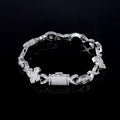 Cross Cuban Chain Necklace Iced Out Stainless Steel