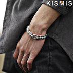 Mens Dragon Bracelet Curb Chain Gothic Biker Link Cuff Wristband 1PC Men's Accessories Gift for Him