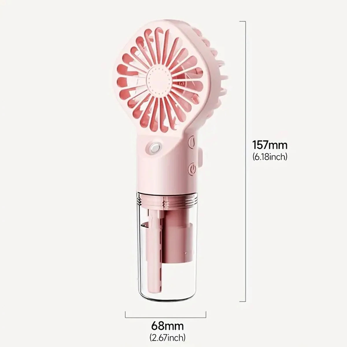 Handheld Mini Fan Air Conditioner USB Rechargeable Portable Mist Cooler Cooling Spray Humidifier Fan for