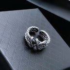 Steel Ring Japanese Korean Versatile Trend Weaving