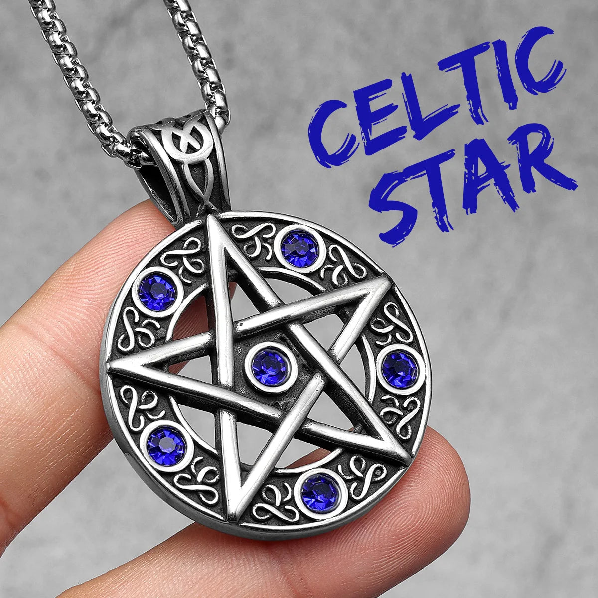 Seal of Solomon Pendant — Stainless Steel