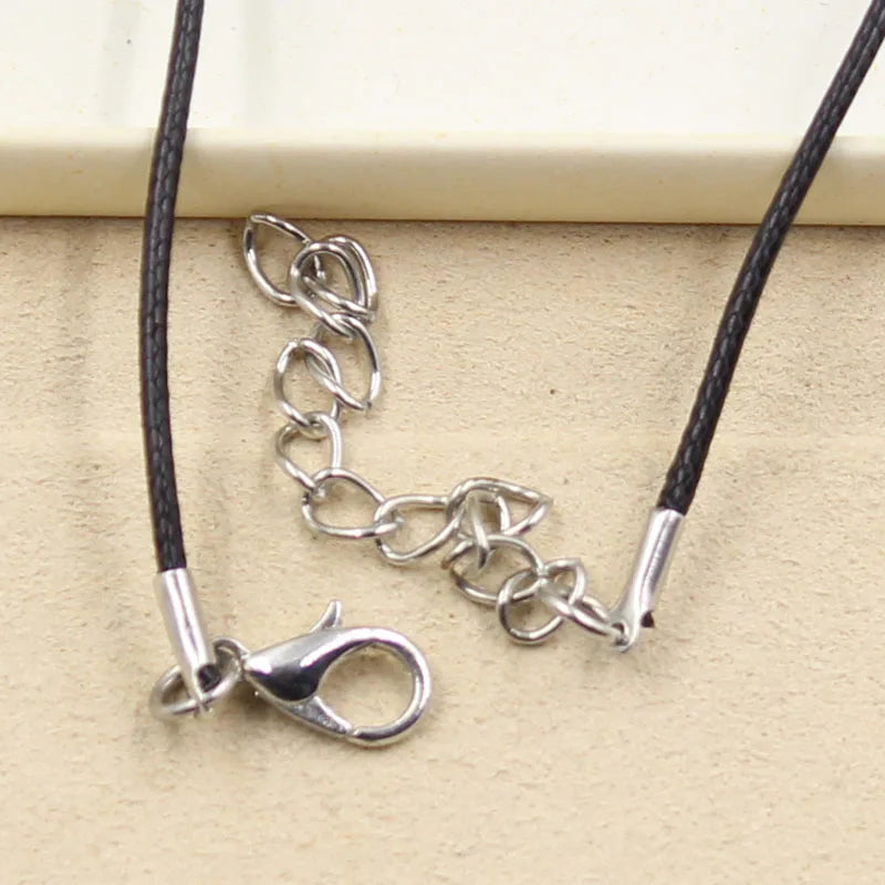 Fashion Star Of David Shield Of David Necklace Pendant Women Jewelry Black Leather Punk Choker Leather Necklace