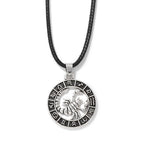 12 Horoscope Pendant Necklace For Women Men Silver Color Aries Leo 12 Constellations Zodiac Sign Necklaces Choker