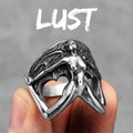 Gothic Statement Ring — Stainless Steel