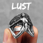Gothic Statement Ring — Stainless Steel
