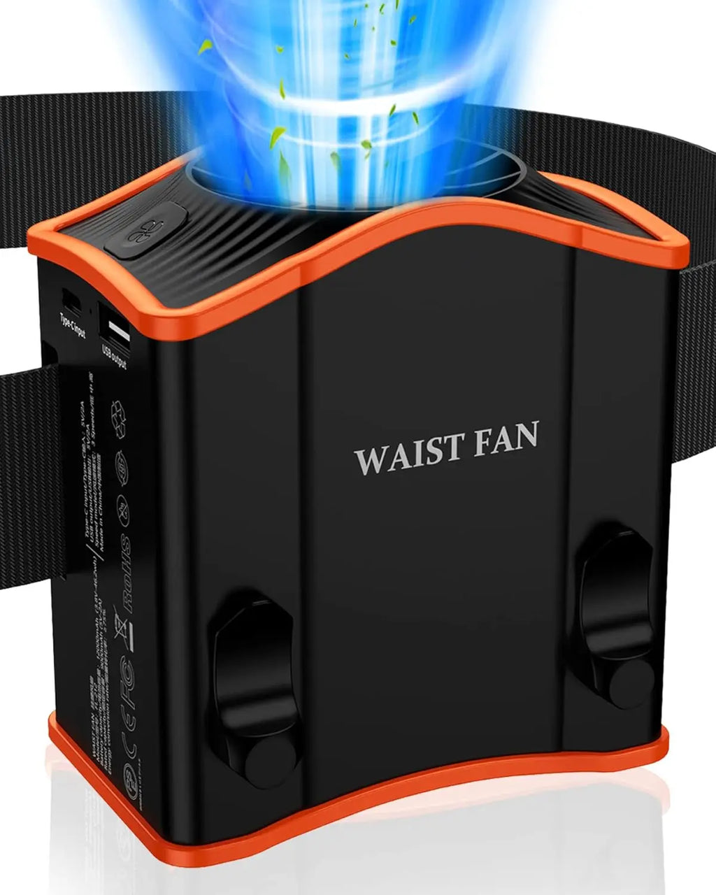 2026 New Upgrade Upgraded Portable Waist Fan With Adjustable Belt,10 Times Strong Wind Waist Clip Fan With 12000mAh